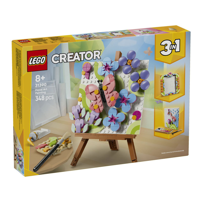 LEGO® Creator 3in1 Floral Art Decor Painting 31390