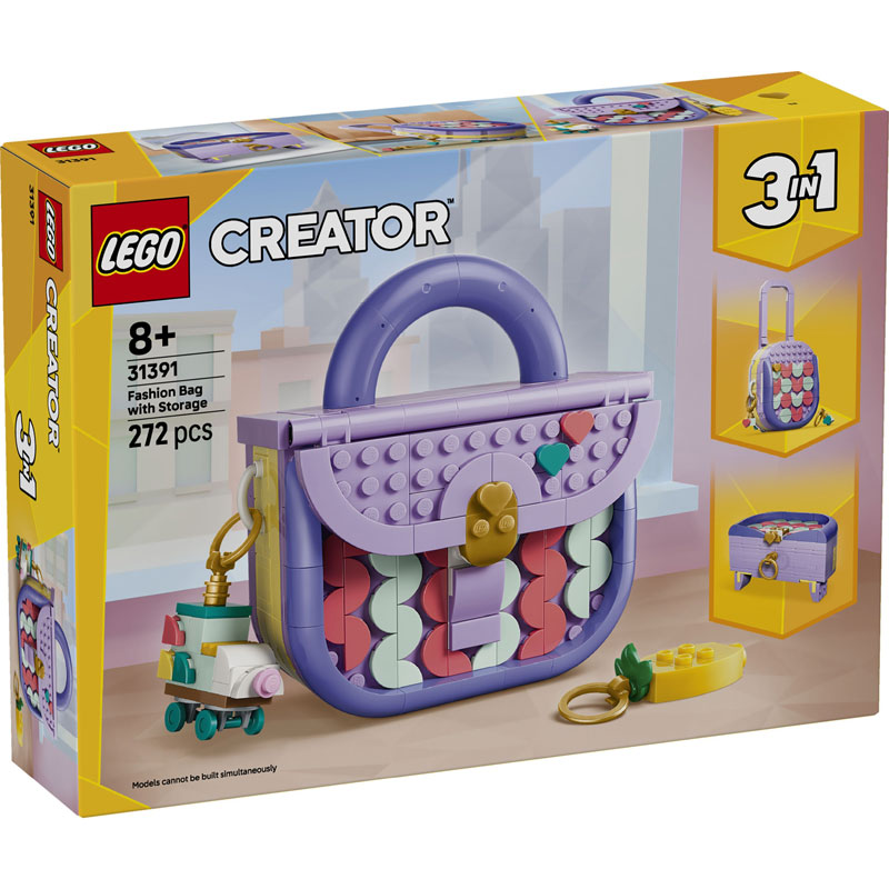 Lego® Creator Art Fashion 3in1 Bag With Storage 31391