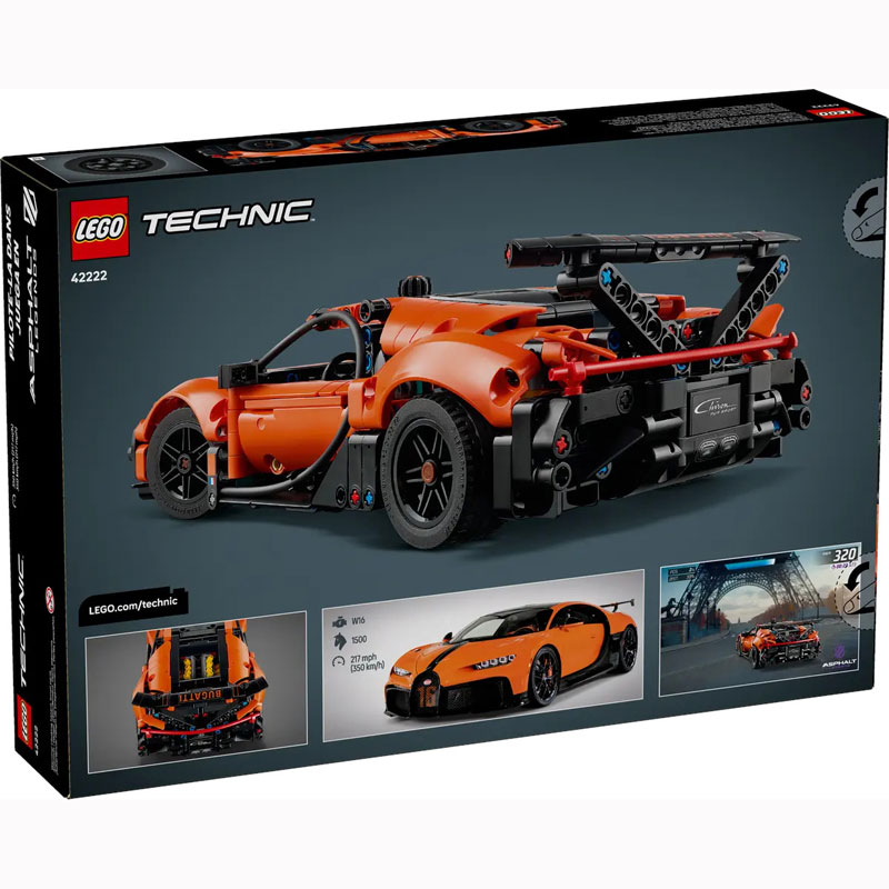 LEGO Technic Bugatti Chiron Pur Sport Hypercar 42222