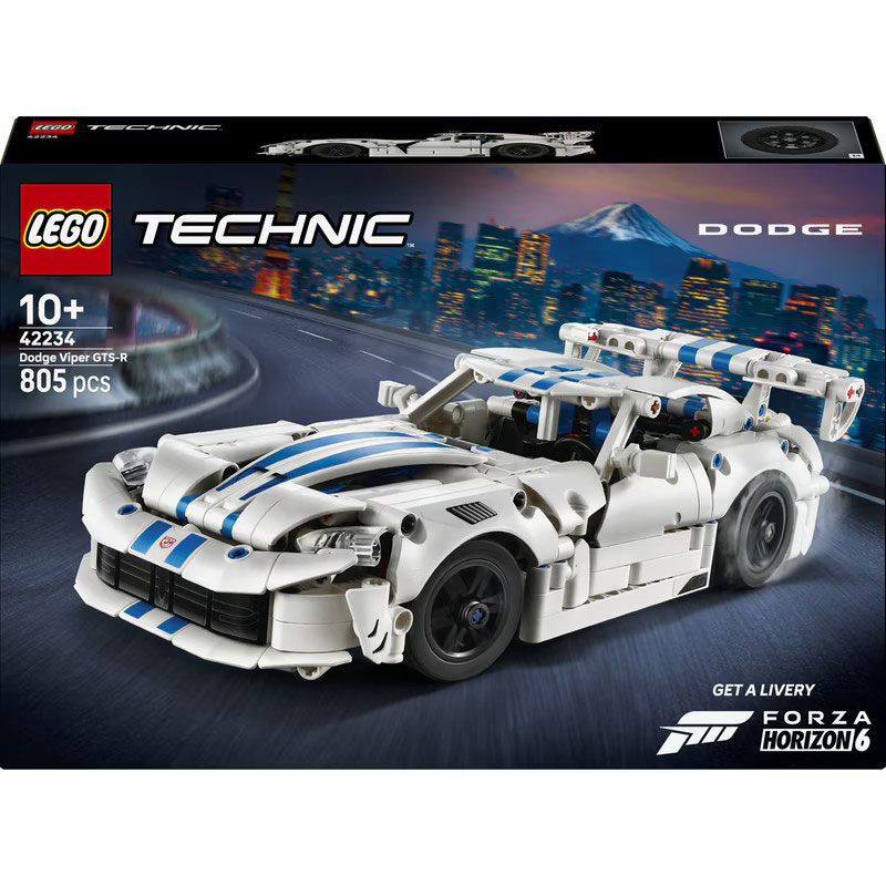 Lego® Technic Dodge Viper GTS-R Sports Car 42234