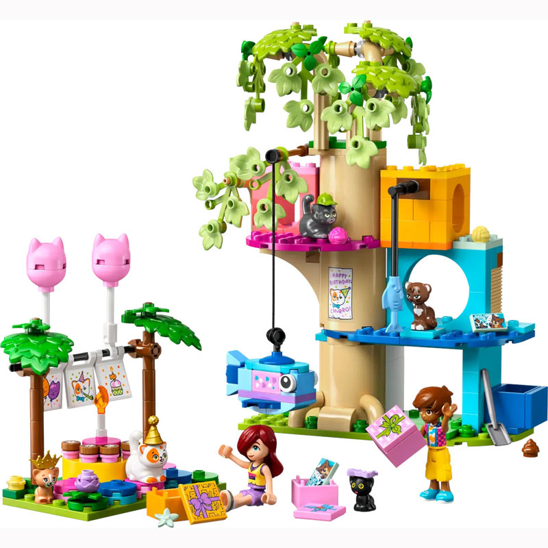 Lego Friends Cat Birthday Party & Tree House 42666