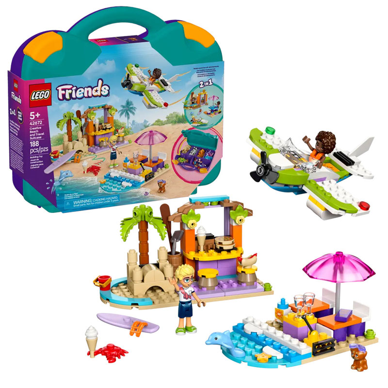 Lego Friends Creative Beach and Travel Suitcase - Βαλιτσάκι Για Παραλίες Και Ταξίδια 42672