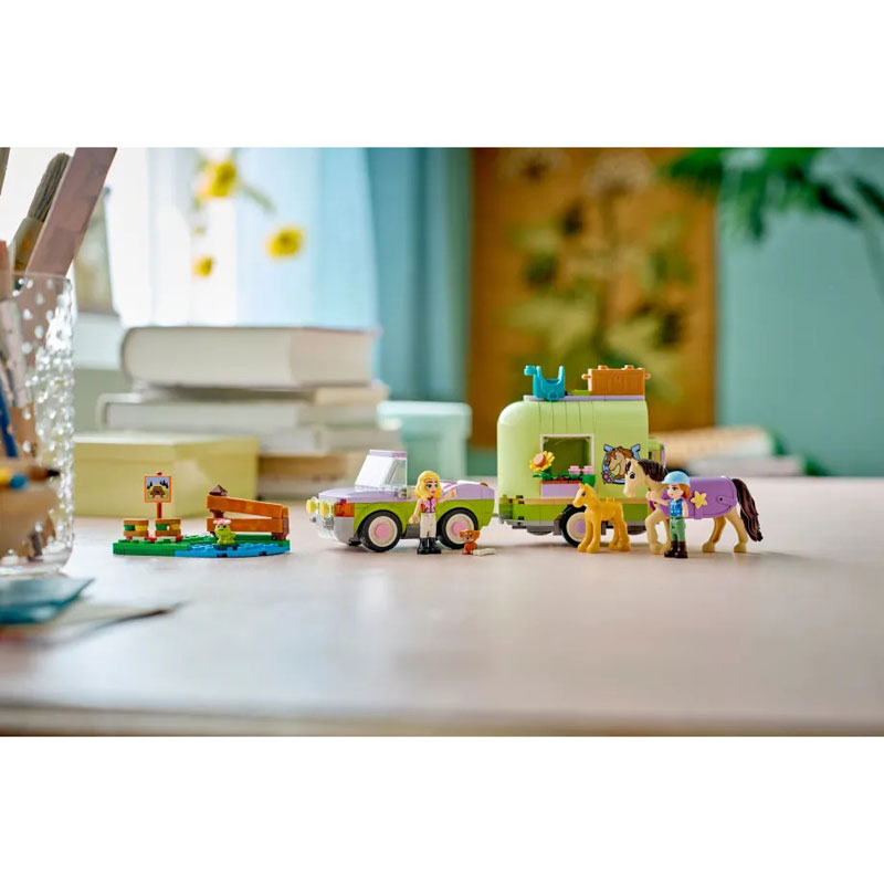 Lego Friends Horse & Baby Foal Trailer 42695