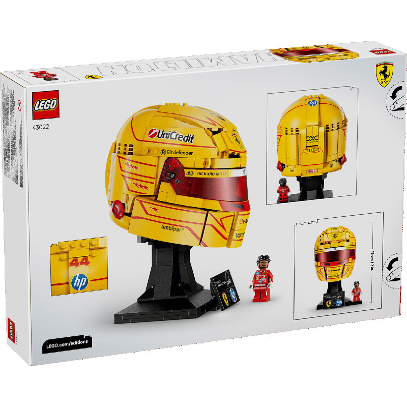 LEGO® Editions Scuderia Ferrari HP Lewis Hamilton Helmet 43022
