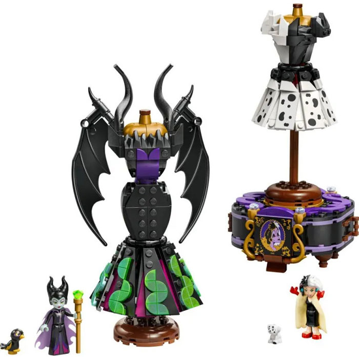 Lego Disney Maleficent's & Cruella De Vil's Dresses 43262