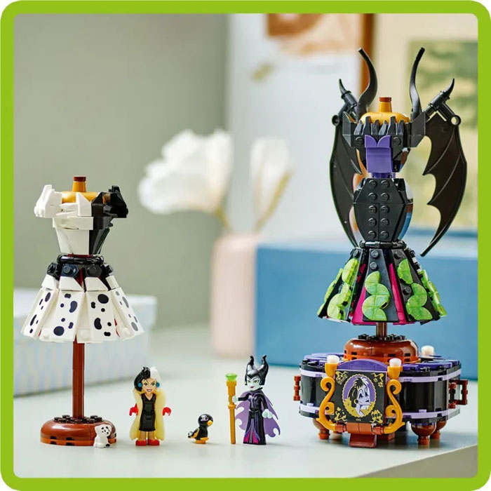 Lego Disney Maleficent's & Cruella De Vil's Dresses 43262