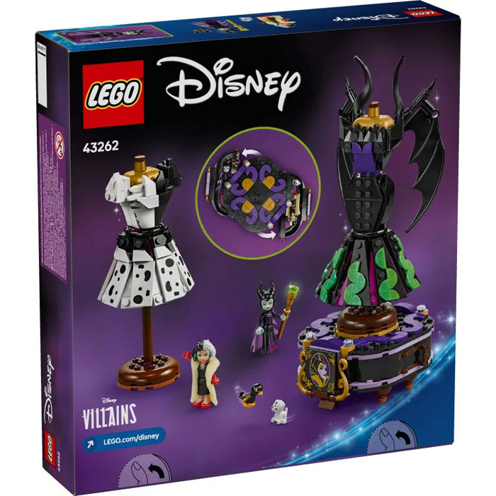 Lego Disney Maleficent's & Cruella De Vil's Dresses 43262