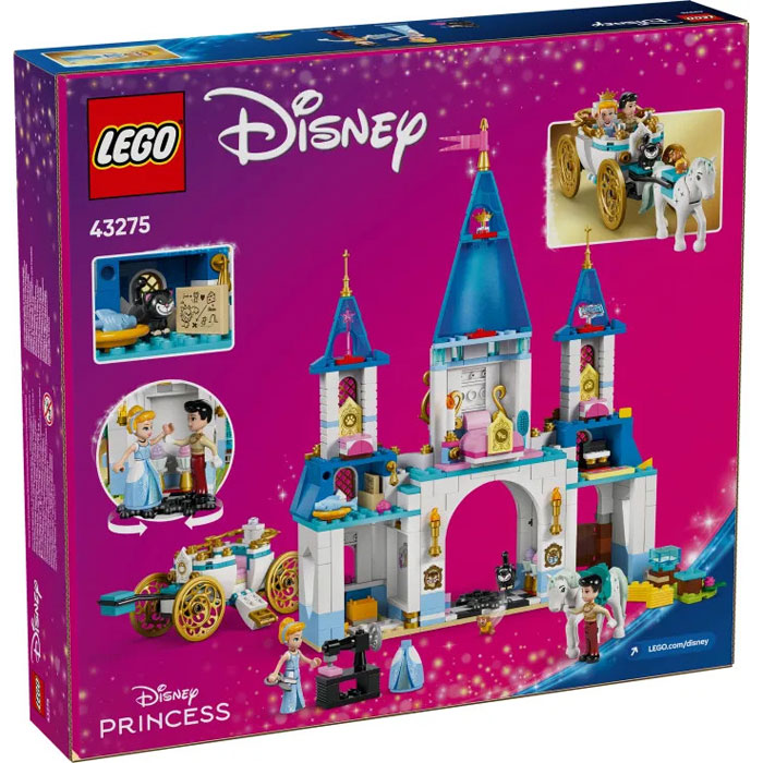 Lego Disney Princess Cinderella's Castle & Horse Carriage 43275