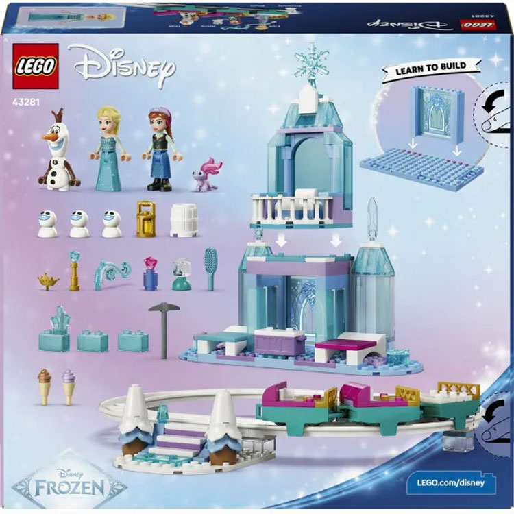 Lego® Disney Elsa's Ice Castle & Snow Ride Adventure 43281