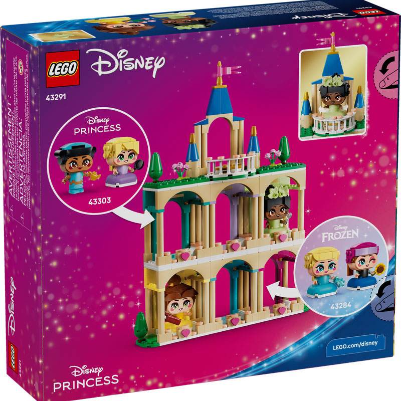 Lego Disney Princess Mini Belle & Tiana with Castle 43291