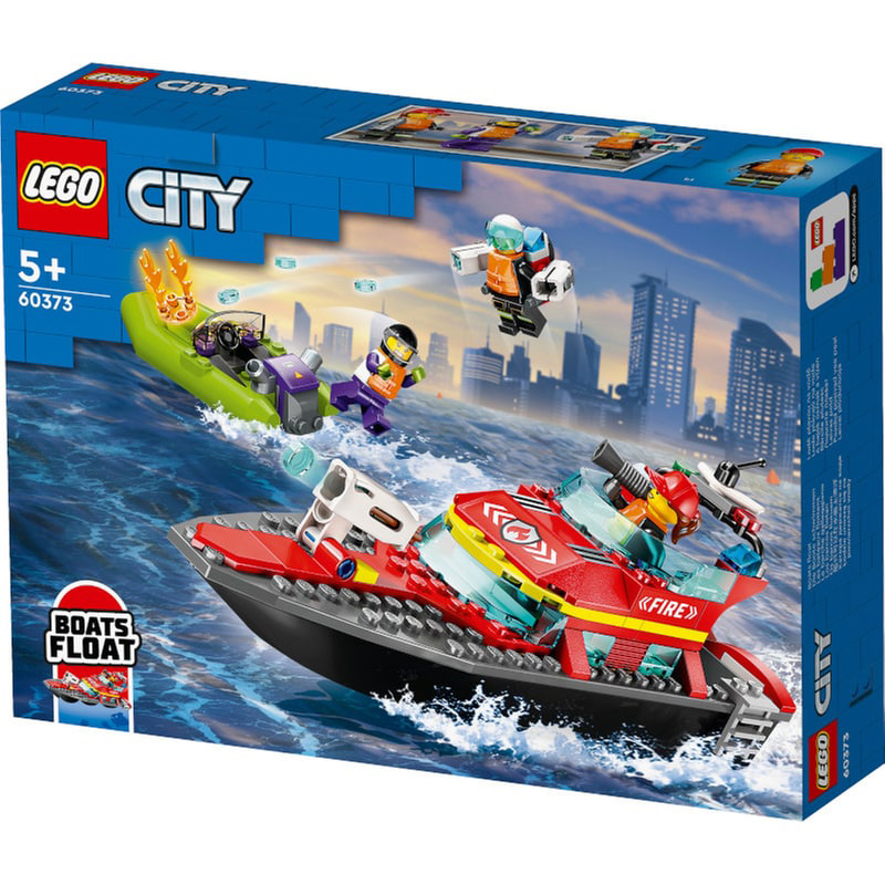 Lego City Fire Rescue Boat 60373