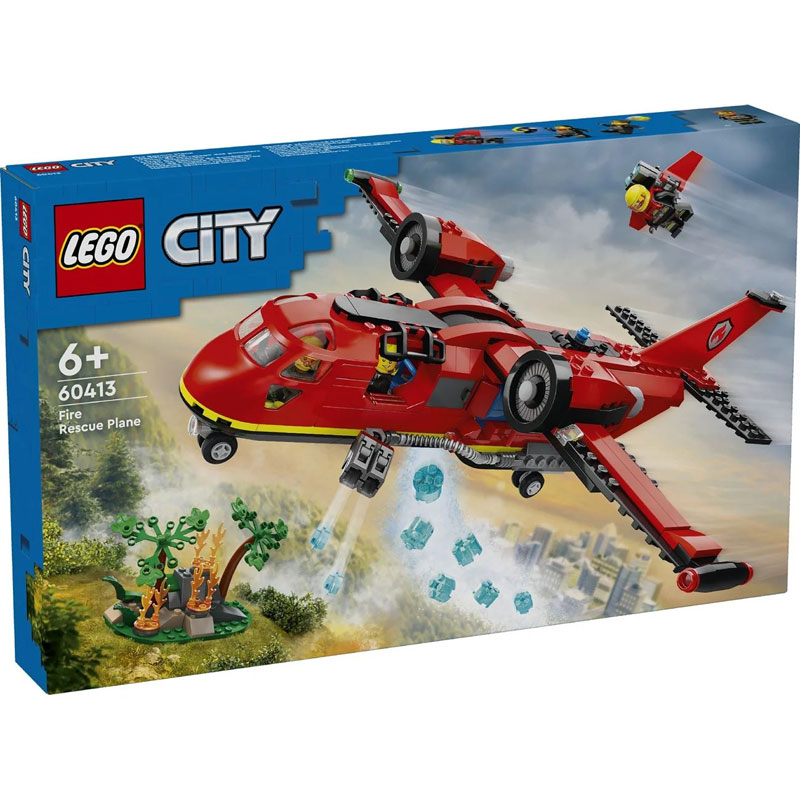 Lego City Fire Rescue Plane 60413