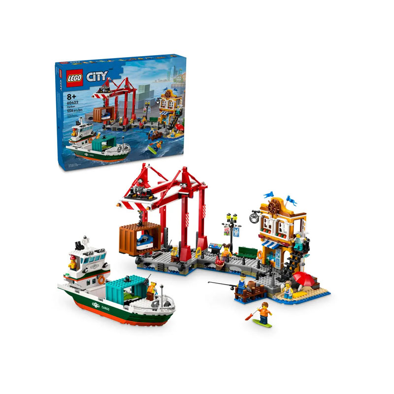Lego City Seaside Harbor With Cargo Ship 60422