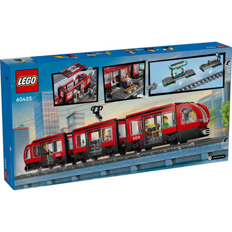 Lego City Downtown Streetcar & Station 60423