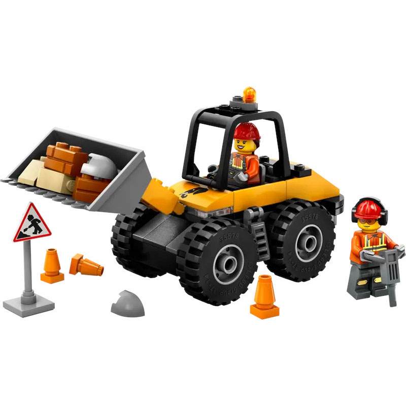 Lego City Yellow Construction Wheel Loader 60450