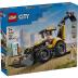 LEGO® City Yellow Backhoe Loader 60480
