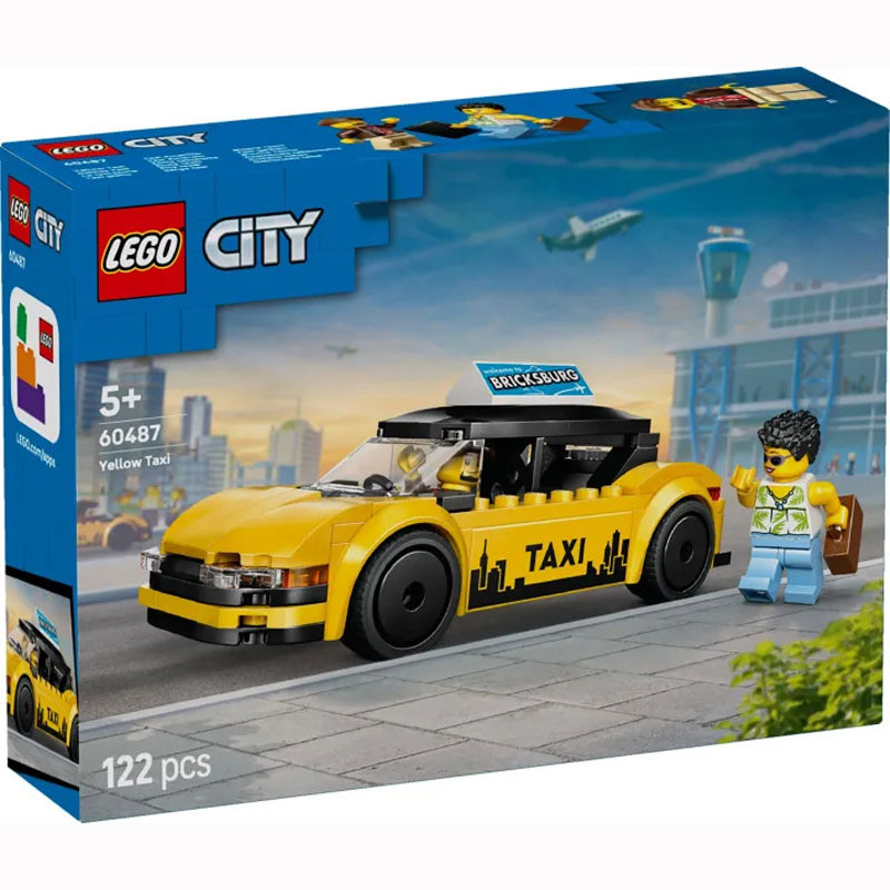 Lego® City Yellow Taxi 60487