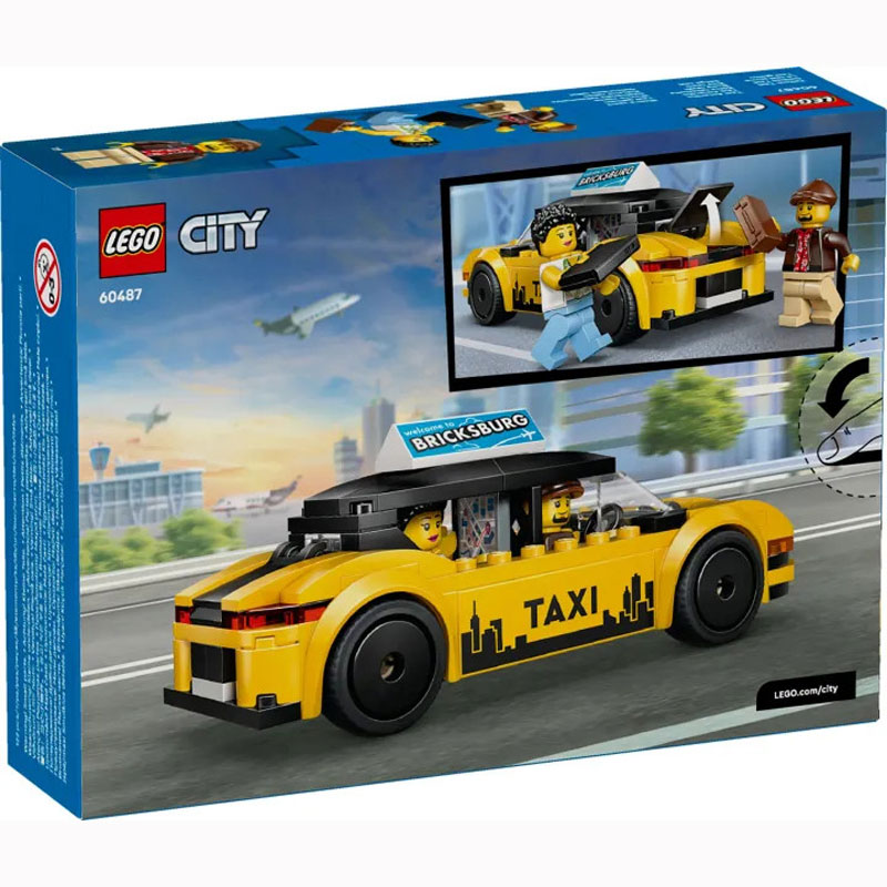 Lego® City Yellow Taxi 60487