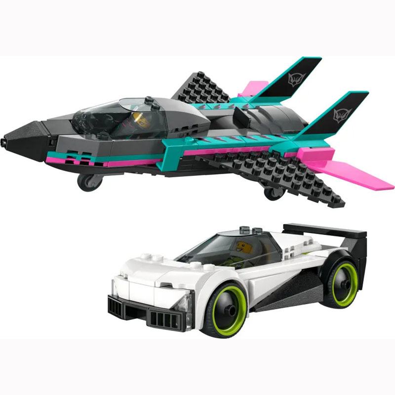 LEGO City Jet vs. Car 60489