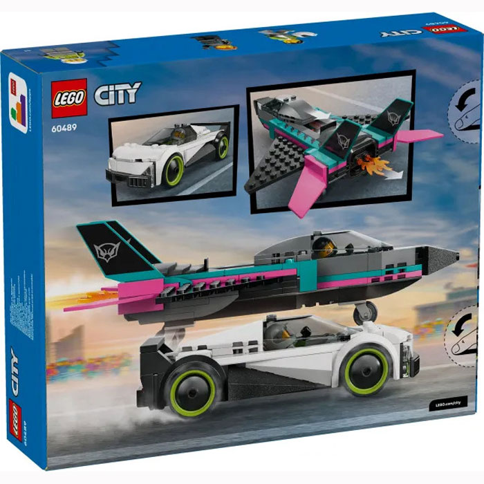 LEGO City Jet vs. Car 60489