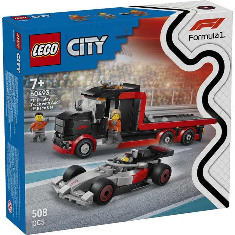 LEGO City F1® Display Truck with Audi F1® Race Car 60493