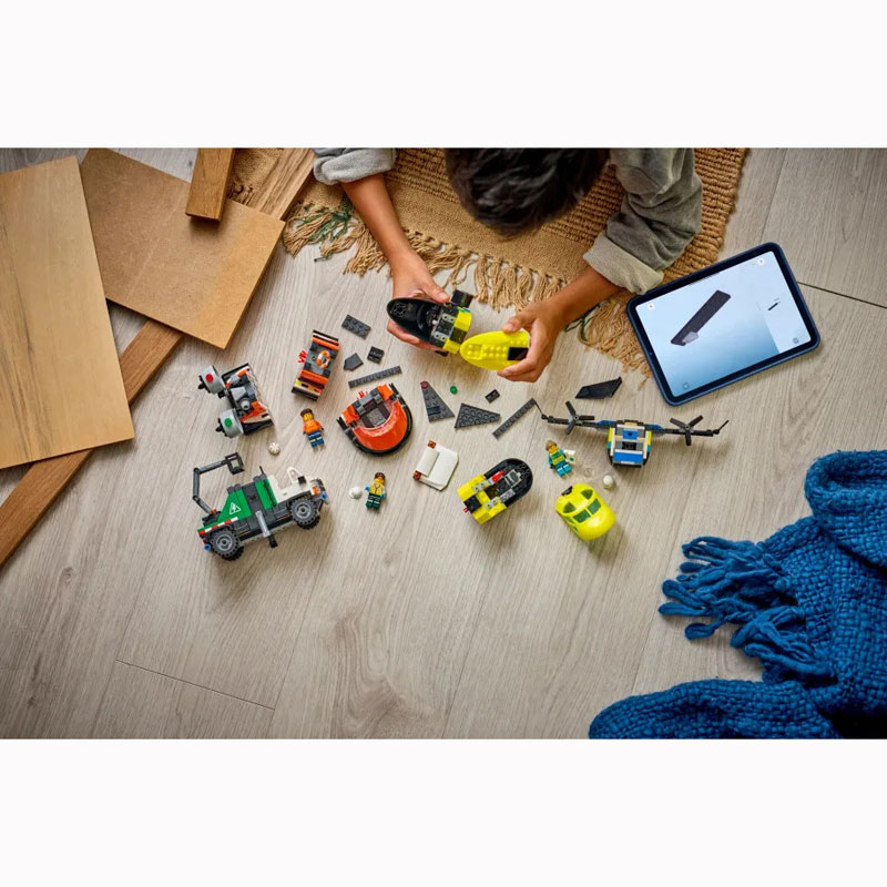 LEGO City Airplane, Service Truck & Hovercraft Remix 60505