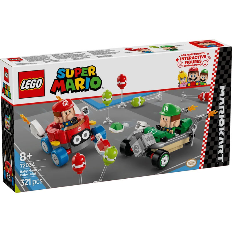 Lego Super Mario Kart™ -Baby Mario vs. Baby Luigi 72034