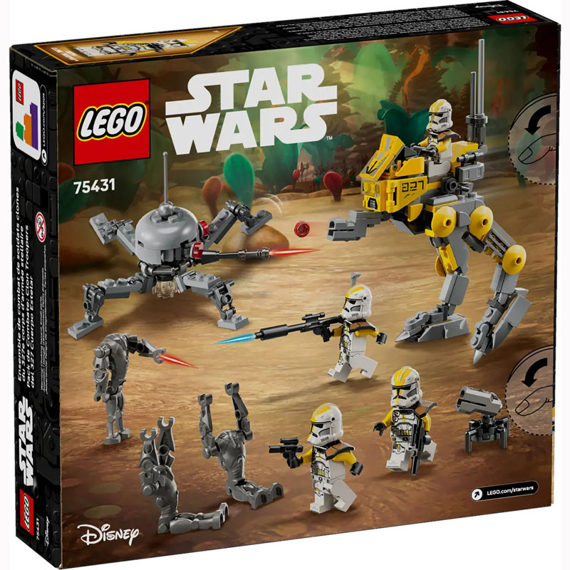 Lego Star Wars 327th Star Corps Clone Troopers™ Battle Pack 75431