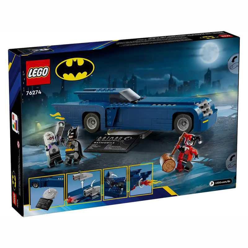 LEGO DC Super Heroes Batman™ with the Batmobile™ vs. Harley Quinn™ and Mr. Freeze™ 76274