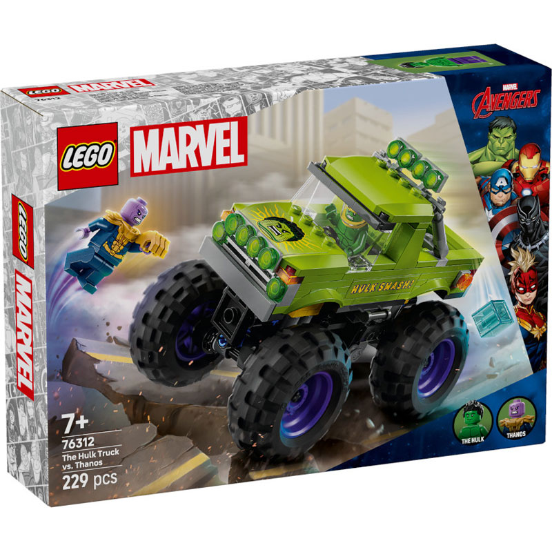 LEGO Super Heroes Marvel The Hulk Truck vs. Thanos 76312