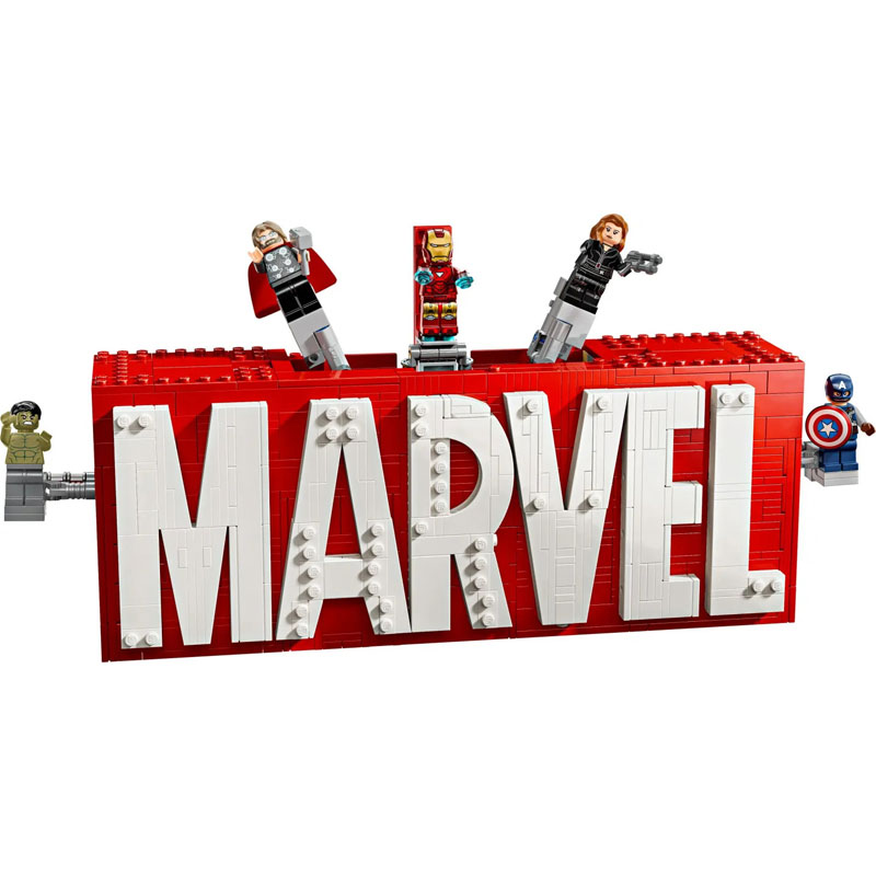 LEGO Super Heroes MARVEL Logo & Minifigures 76313