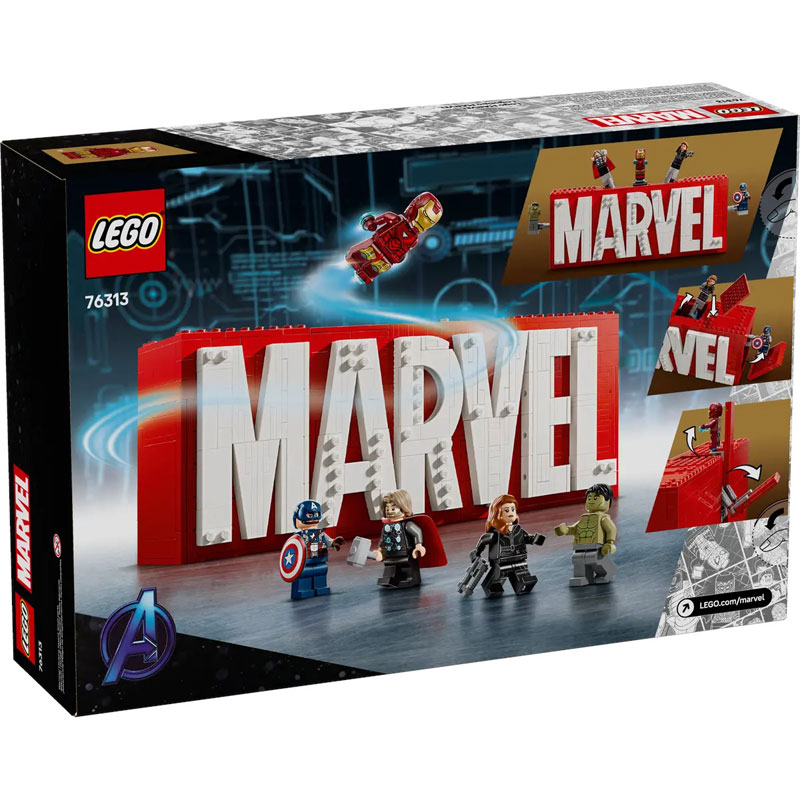 LEGO Super Heroes MARVEL Logo & Minifigures 76313