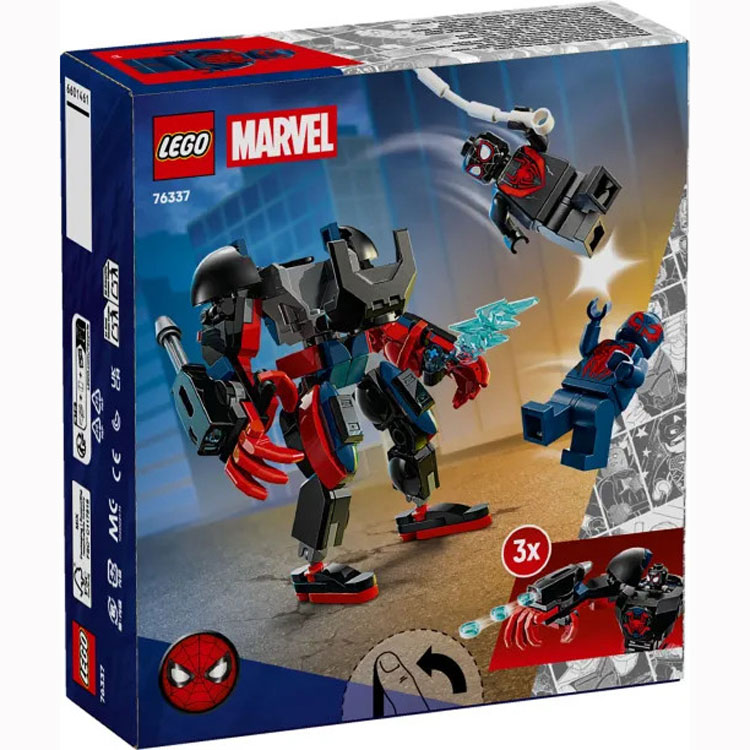 Lego Marvel Miles Morales Mech vs. Spider-Man 2099 76337