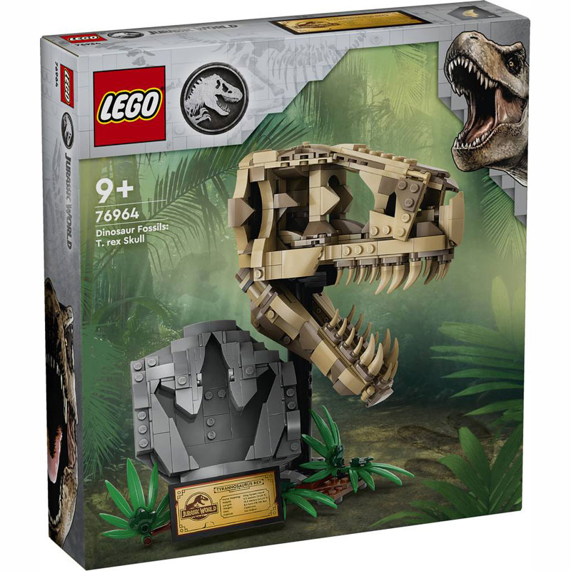 Lego Jurassic World Dinosaur Fossils T-Rex Skull 76964