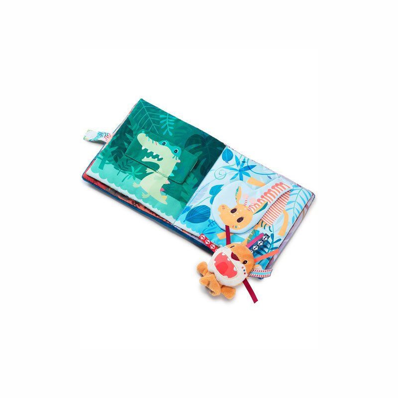 Lilliputiens Βιβλίο πάνινο Jack - Book Jack Roars 83081