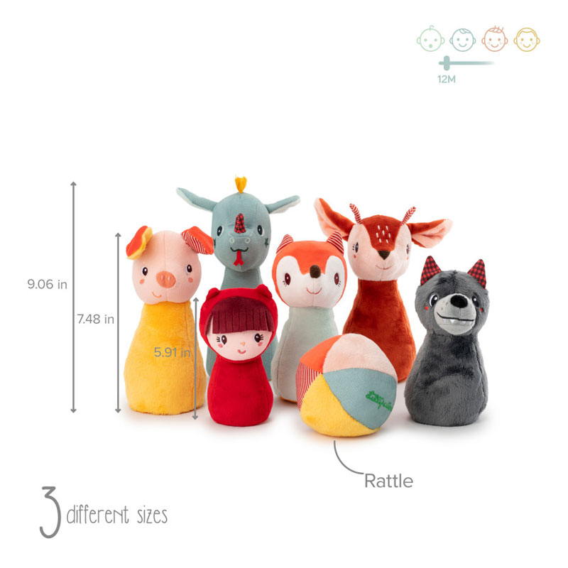 Lilliputiens My First Bowling Pins Forest 83465