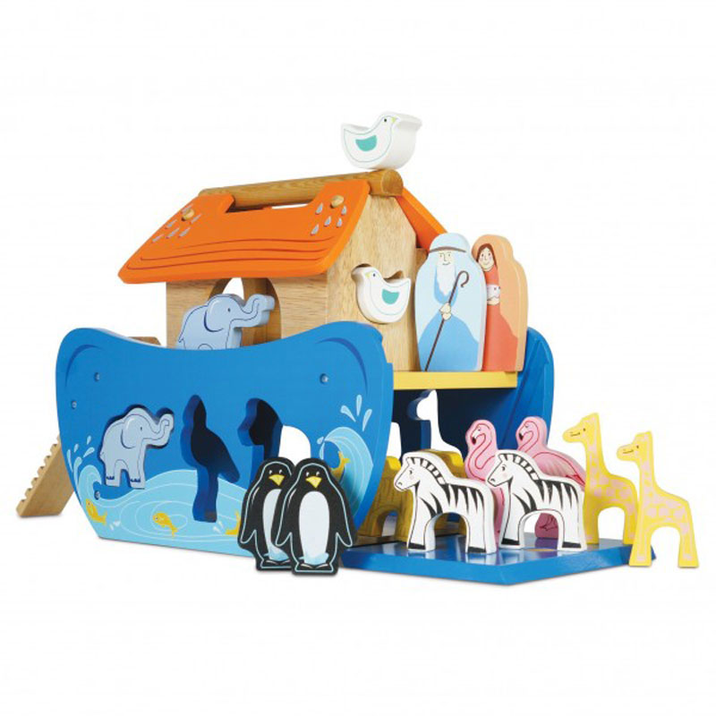 Le Toy Van Ξύλινη Κιβωτός Με Ζωάκια TV212