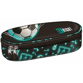 St. Majewski St. Right Κασετίνα Οβάλ Neon Football MAJ-PC01NFO