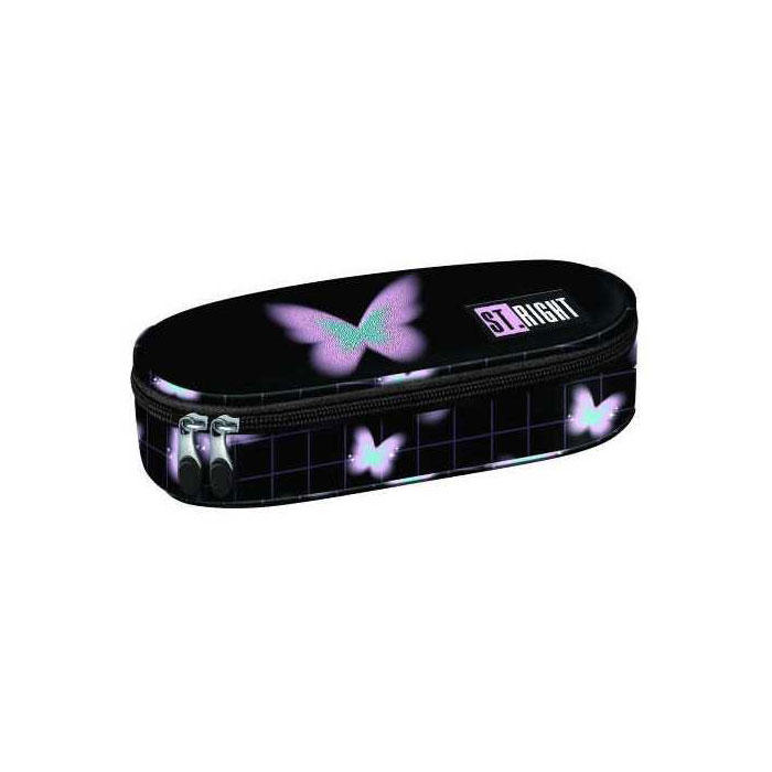 St. Majewski St. Right Κασετίνα Οβάλ Pastel Butterfly MAJ-PC01PBA