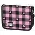 St. Majewski St. Right Κασετίνα Διπλή Pink Checkered Καρδιές MAJ-PC03PIC