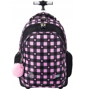 St. Majewski St. Right Trolley Bag Pink Checkered 26L MAJ-TBPIC
