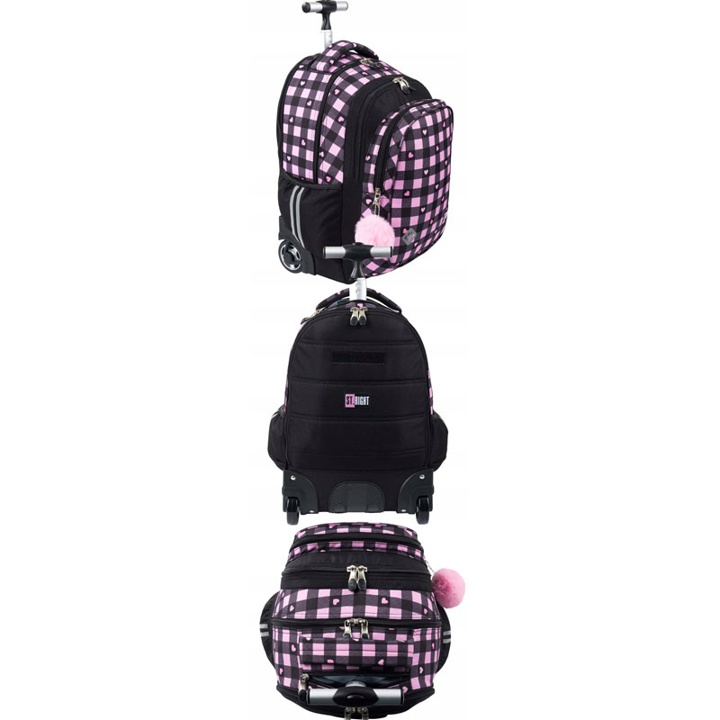 St. Majewski St. Right Trolley Bag Pink Checkered 26L MAJ-TBPIC
