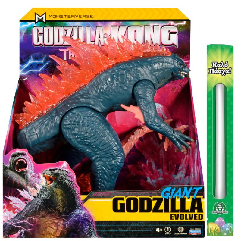 Λαμπάδα Giochi Preziosi Godzilla & Kong Φιγούρες Γίγας 28cm - Giant Godzilla Evolved