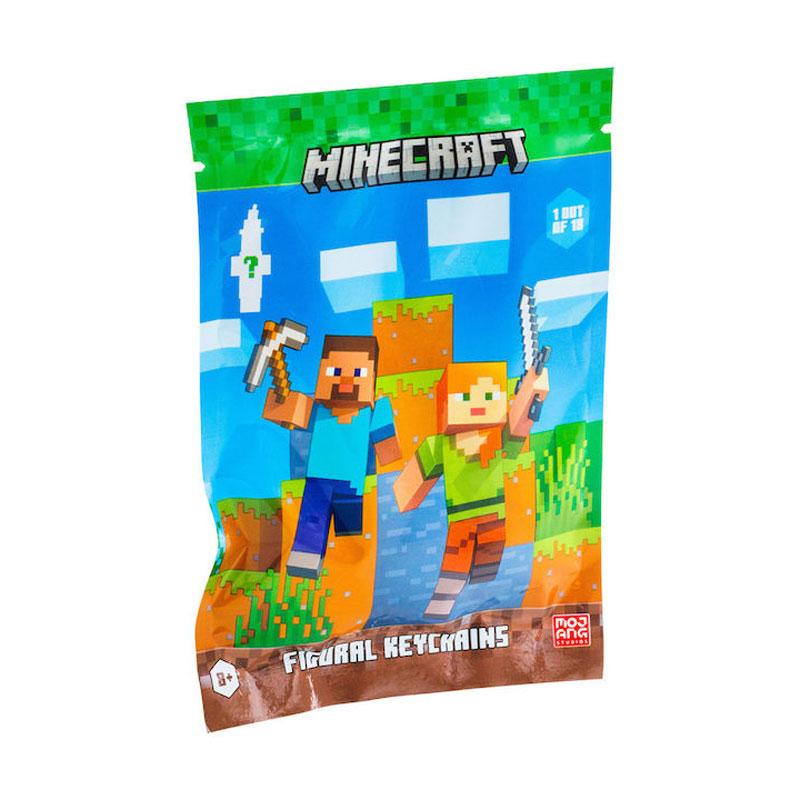 Giochi Preziosi Minecraft Φιγούρα Μπρελόκ Φακελάκι-1Τμχ MNC11000