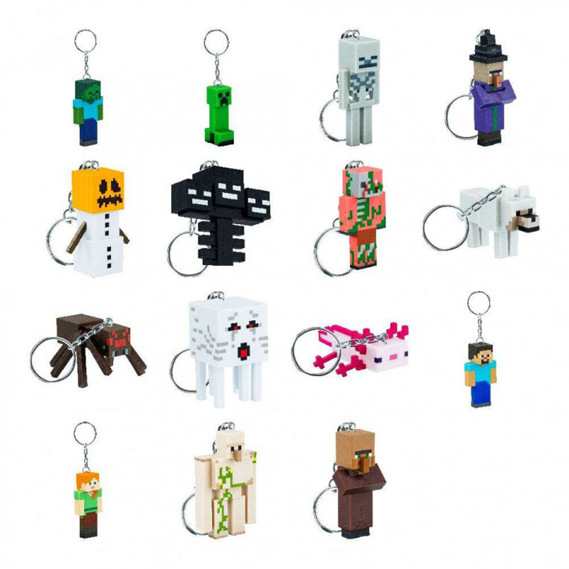 Giochi Preziosi Minecraft Φιγούρα Μπρελόκ Φακελάκι-1Τμχ MNC11000