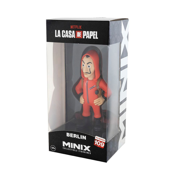 Giochi Preziosi Minix Συλλεκτική Φιγούρα TV 109 12cm La Casa De Papel :  Berlin με μάσκα MNX06000