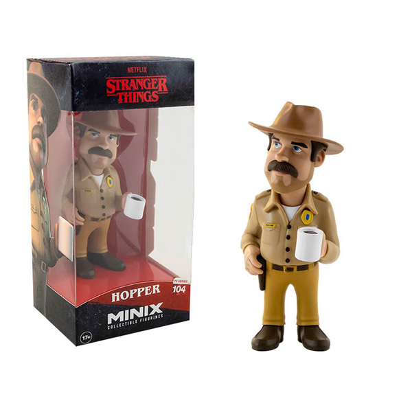 Giochi Preziosi Minix Συλλεκτική Φιγούρα TV 104 12cm Stranger Things :  Hopper MNX09000