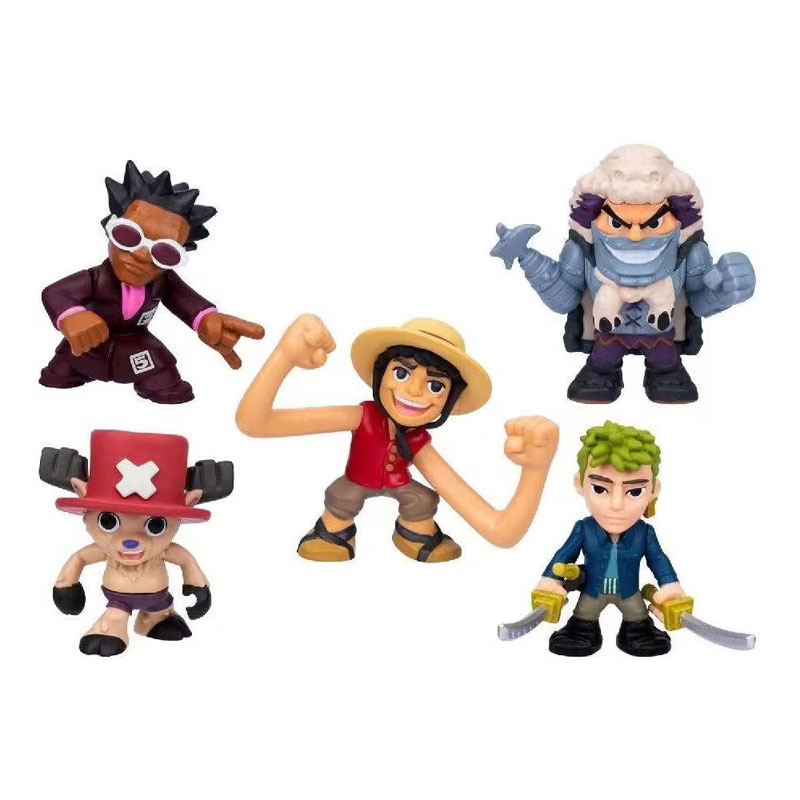 Giochi Preziosi One Piece Σετ 5 Μίνι Φιγούρες 5cm NEP04000