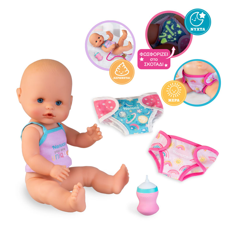 Giochi Preziosi Nenuco Μωρό Πάνα-Ποπό 35cm NFNB3000