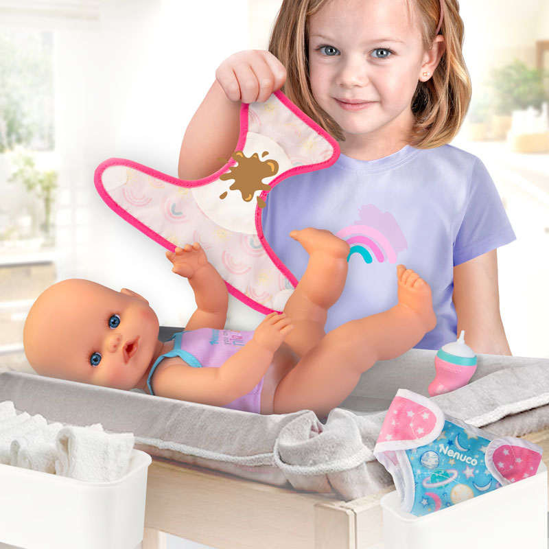 Giochi Preziosi Nenuco Μωρό Πάνα-Ποπό 35cm NFNB3000